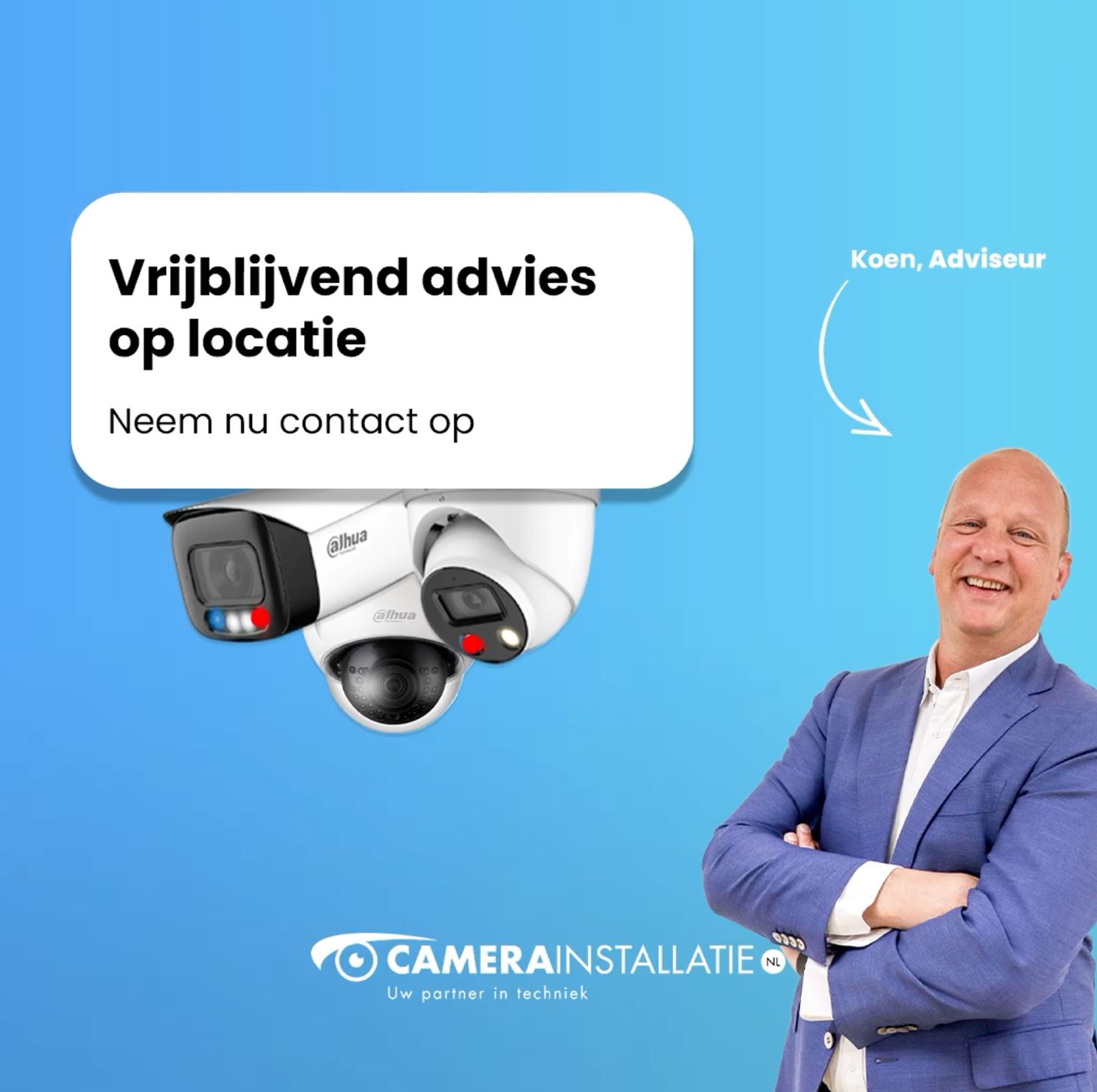 Gratis adviesgesprek, stap 01 van onze installatie